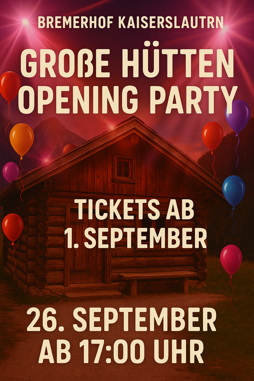 Hüttenparty